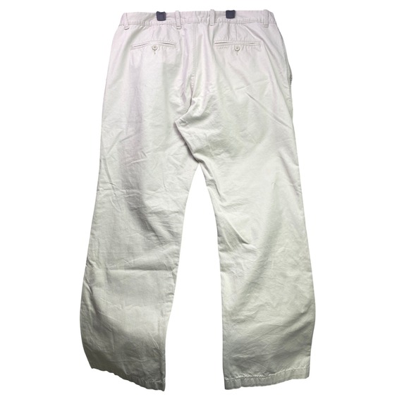 Gap Pants Mens 38x32 Original Khaki Office Career Preppy Academia Flat Front - Picture 2 of 8
